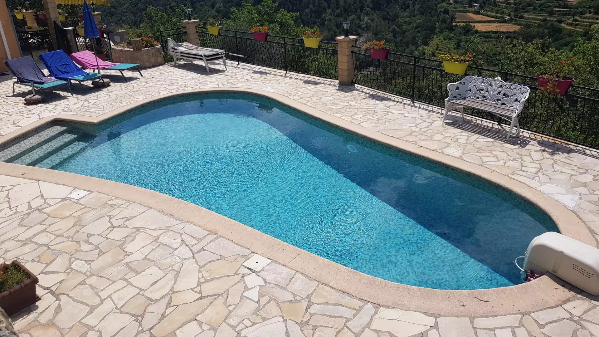 Belle villa avec piscine – Peille – Virounours